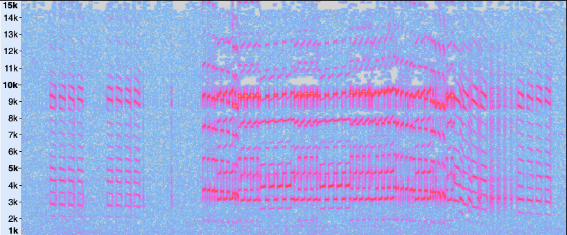 spectrogram of kazoenashi